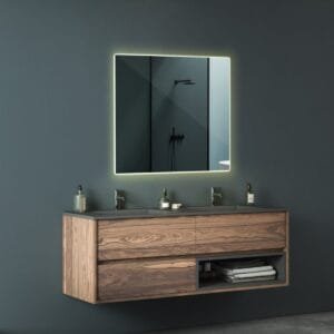 105x70 cm Gün Işığı Led Dekoratif Banyo Aynası