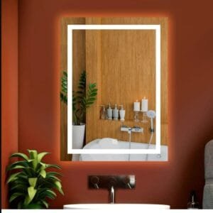 95x65 cm Gün Işığı Led Dekoratif Banyo Aynası