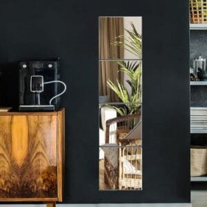 Koçtaş Dekoratif Gümüş Kare Boy Aynası 4 Parça (25X25 CM)