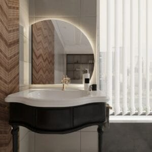 50 cm Beyaz Led Dekoratif Banyo Aynası