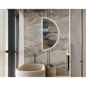 80x40 Cm Dekoratif Led Işıklı Banyo Aynası