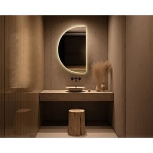 90x45 Cm Dekoratif Led Işıklı Banyo Aynası