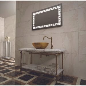 100x80 Banyo Ayna Vega Modeli Ledli